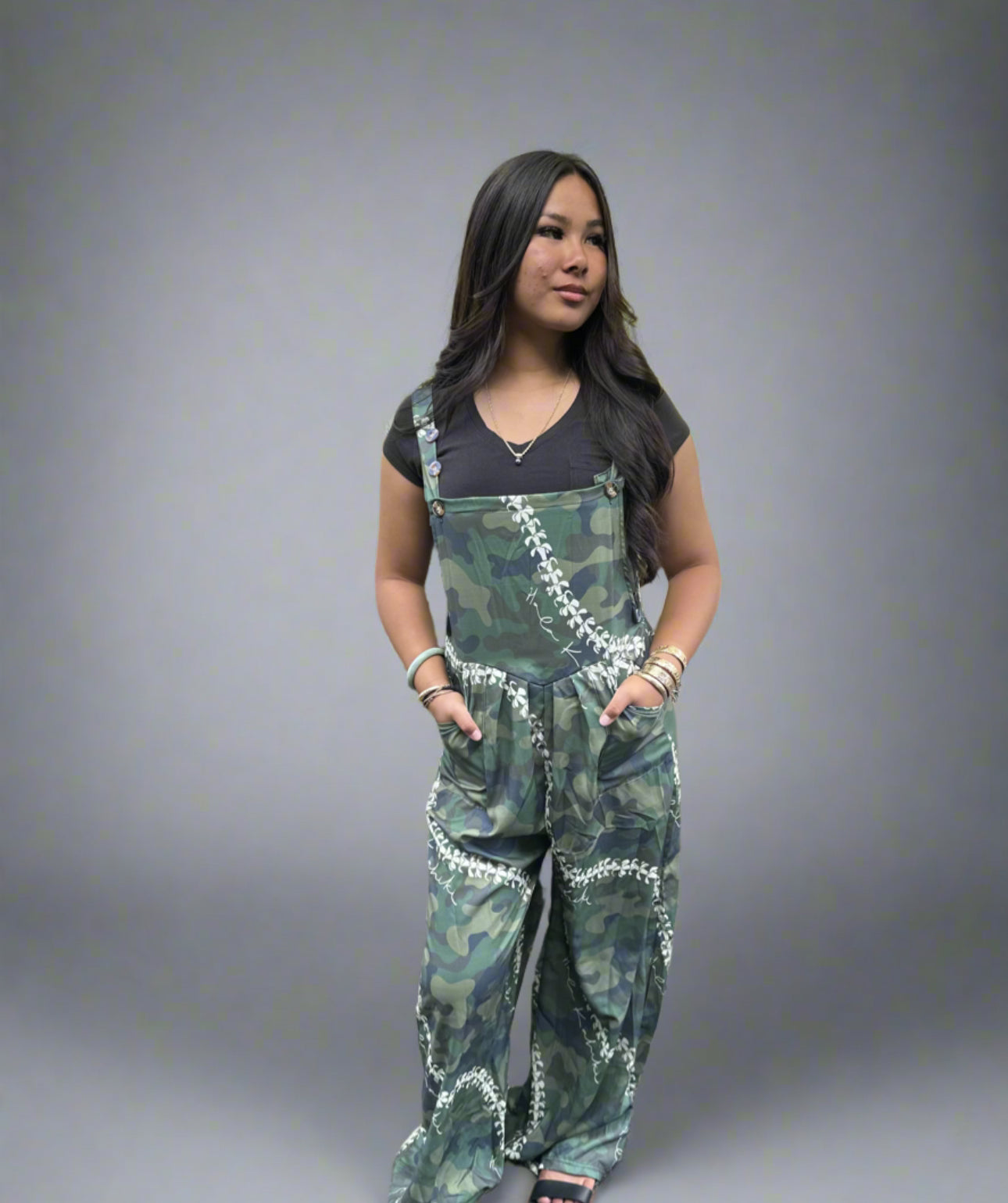 Kawehi Jumpsuit in Camou design