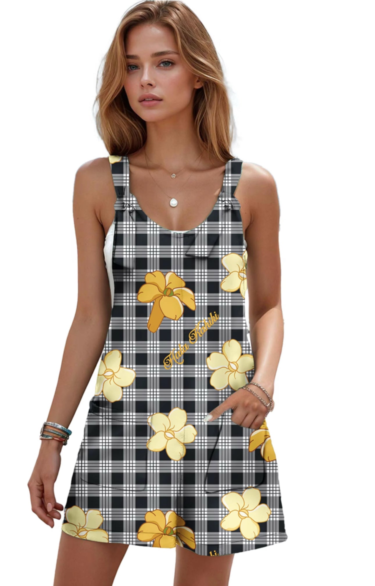 Preorder Kiani Romper Black Palaka