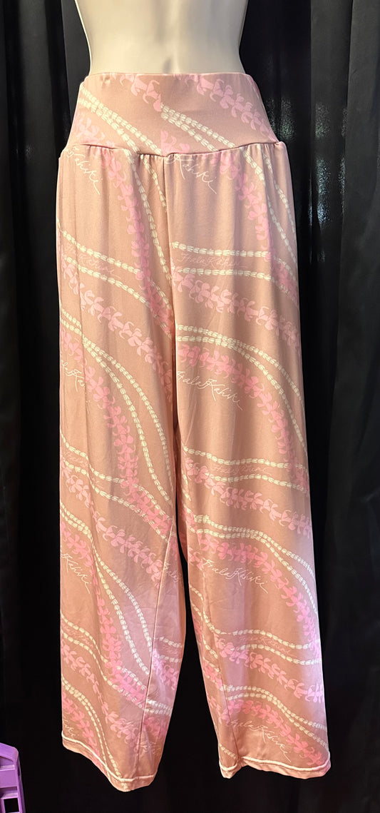 Pink Puakenikeni Pants