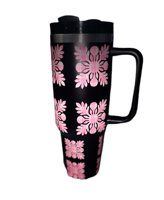 Quilted Palaka 40oz Tumbler