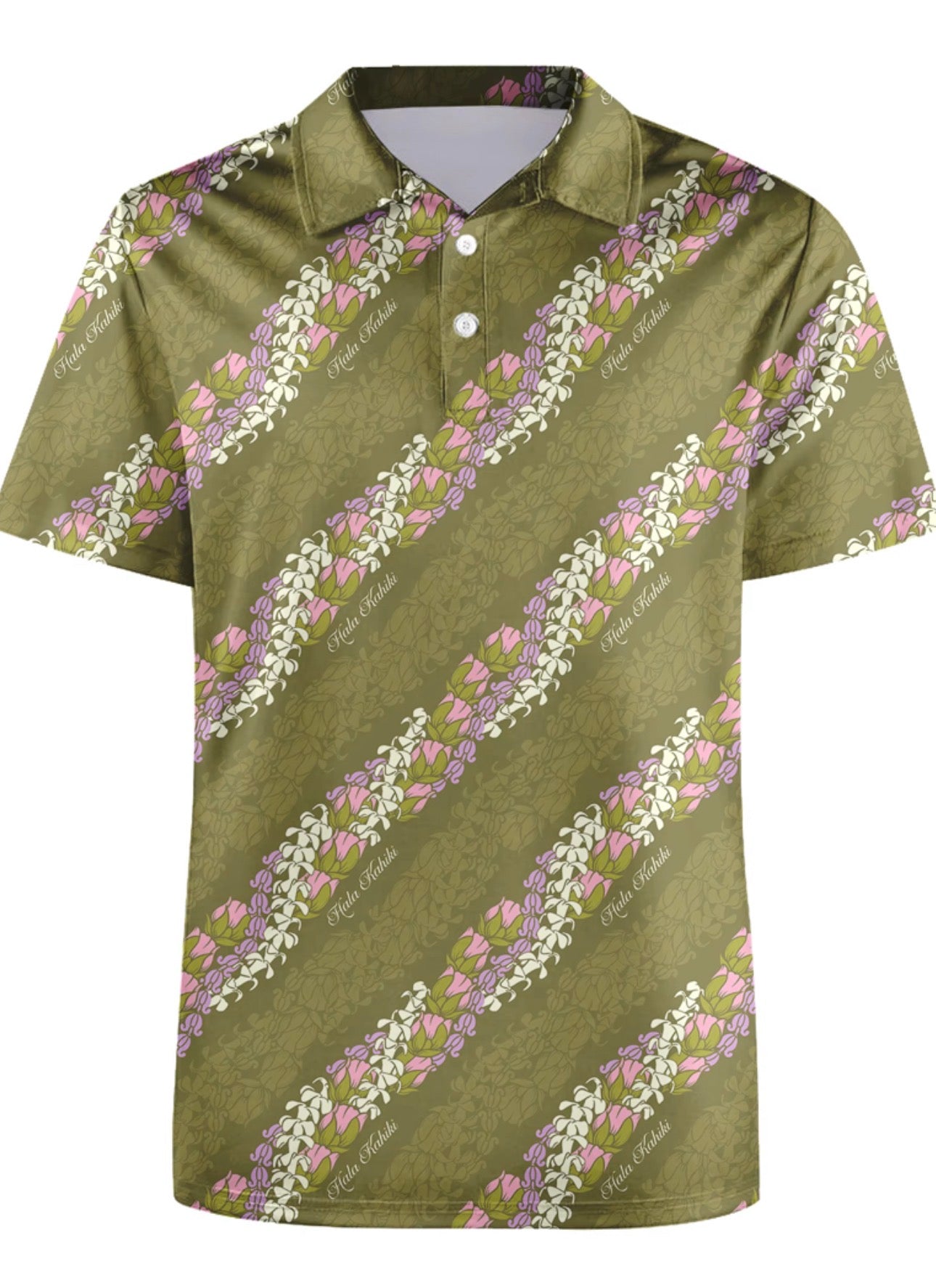 Preorder Men’s Polo Matcha Loke Lei Design