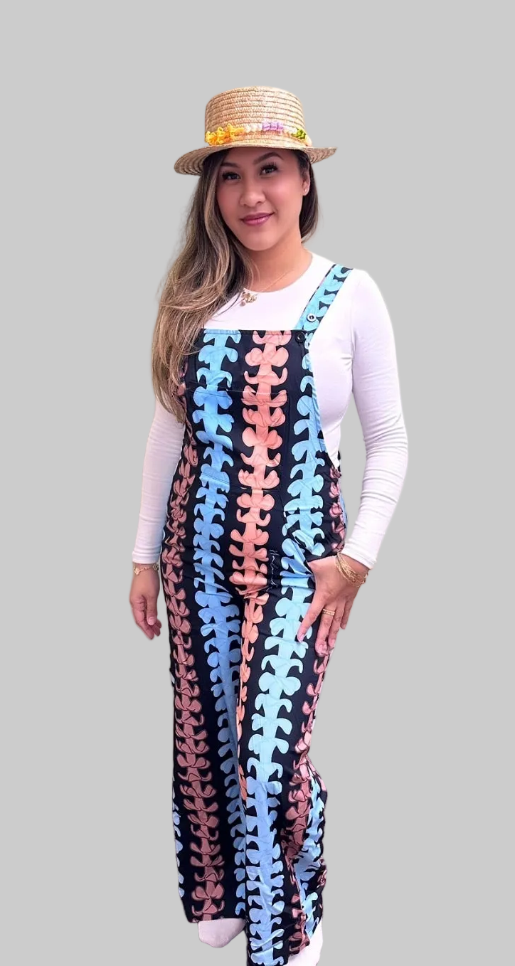 Preorder Kamea Jumpsuit Blue Puakenikeni