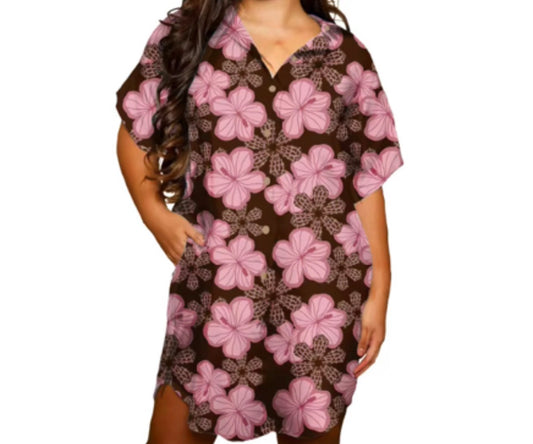 Preorder Leinani Hibrew Hibiscus Dress