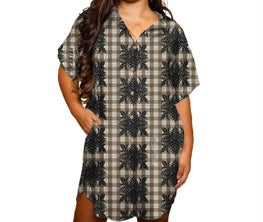 Preorder Leinani Heliconia Quilt Brown Palaka