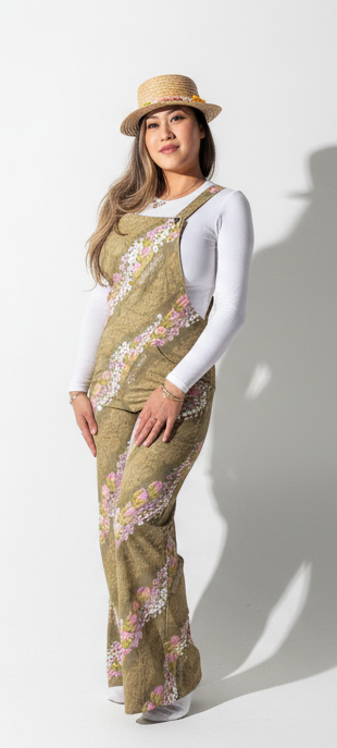 Preorder Kamea Jumpsuit Matcha Loke Lei Design