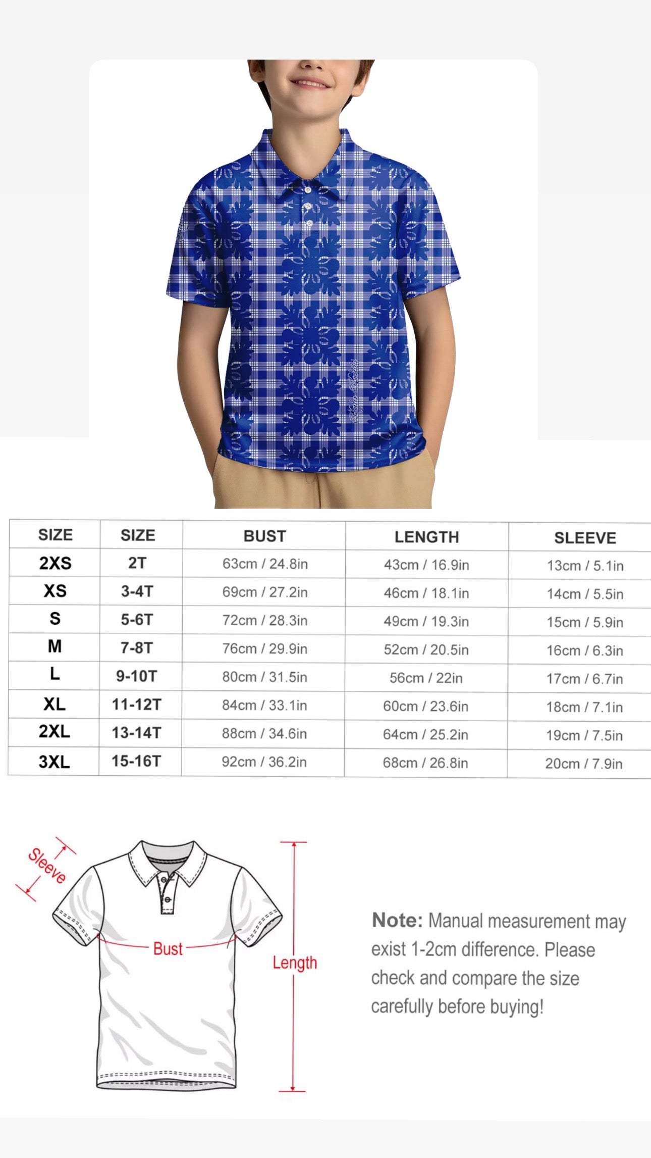 Preorder Men’s Polo Navy Palaka