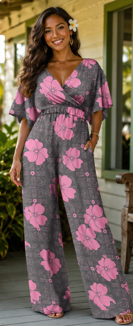 PREORDER Luana Romper- Pink Pua